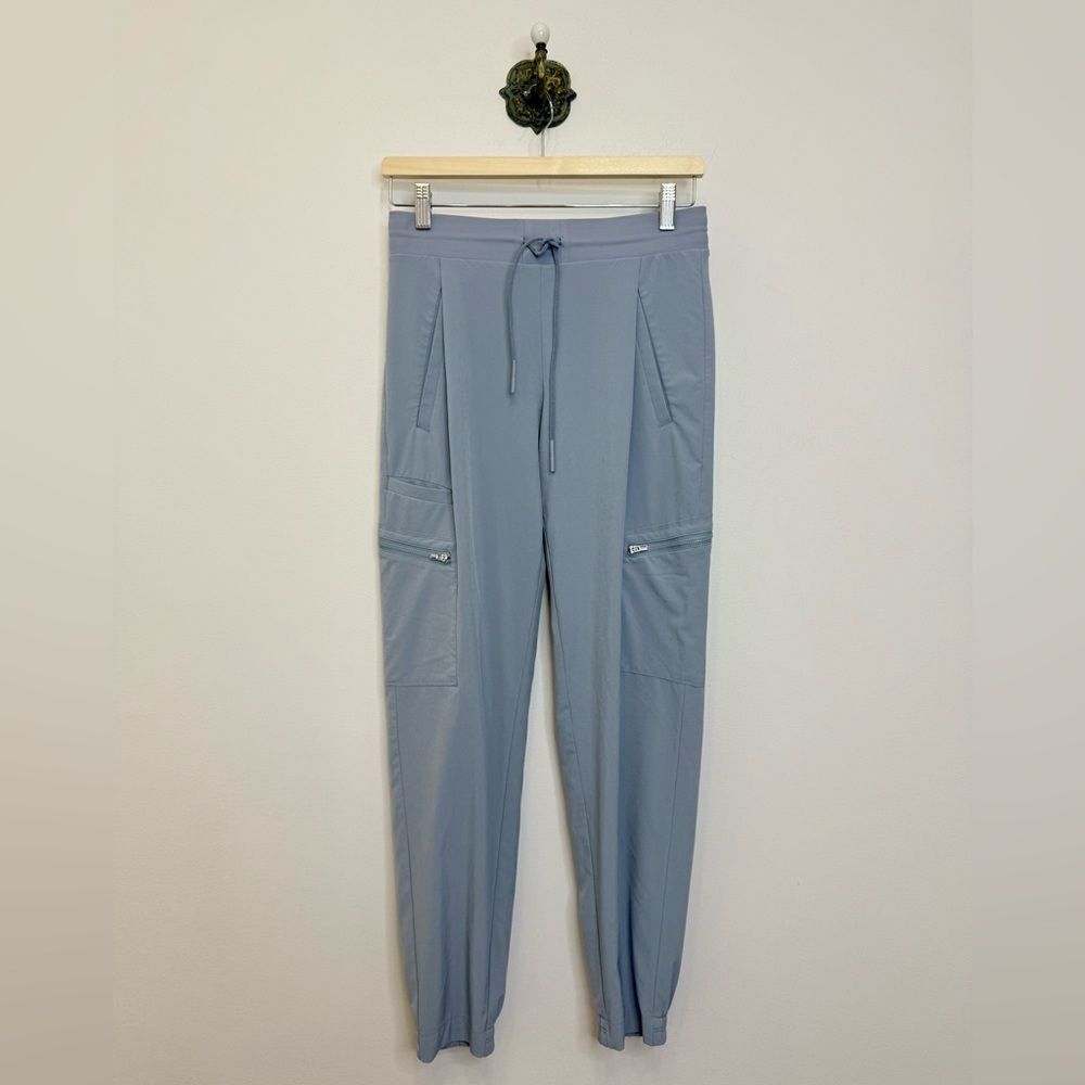 Athleta Go Far Travel Jogger Pant Blue Star Cargo Size 0 566665-03 Active